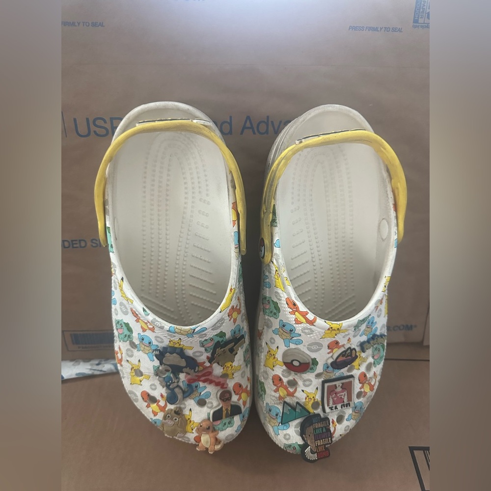 CROCS White pokemon Character Clogs